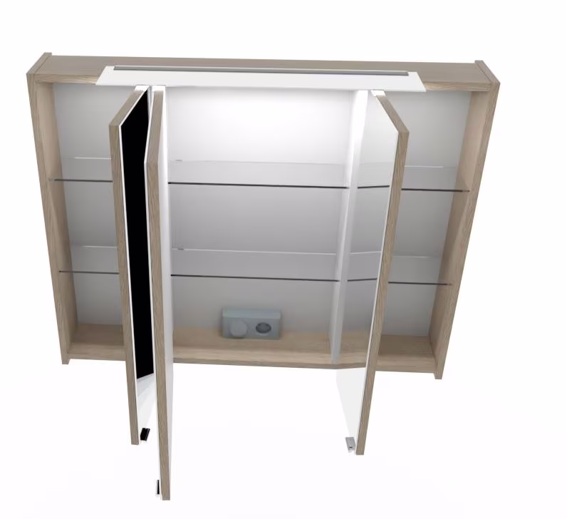 Marlin 3040city Spiegelschrank SAZC9 - 90 cm - Ansicht 3