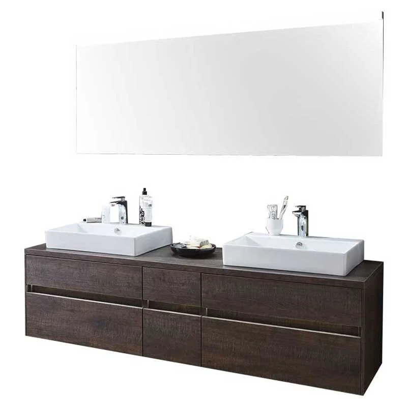 Puris Unique Badmöbelset 172 cm mit Flächenspiegel