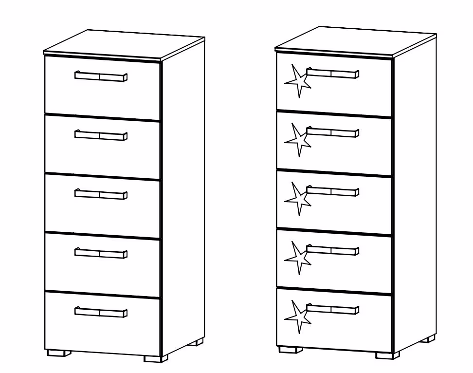 Rauch Select Mavi Extra / Kommoden-Varianten 100 cm hoch