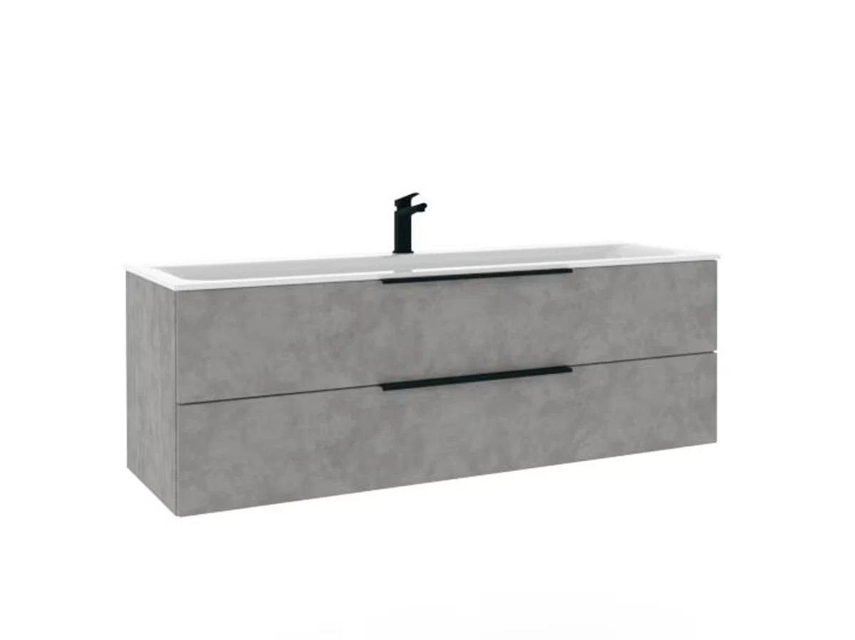 Puris Star Line Bad-Konfigurator 140 cm - Glaswaschtisch