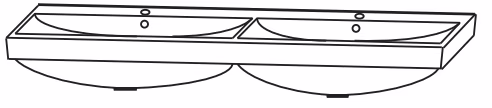 Puris Protection1 - Badmöbelset 1 - 120 cm / mit Spiegelschrank - Serie A - Ansicht 3