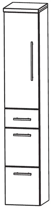 Puris WoW Hochschrank 30 cm HNA093A