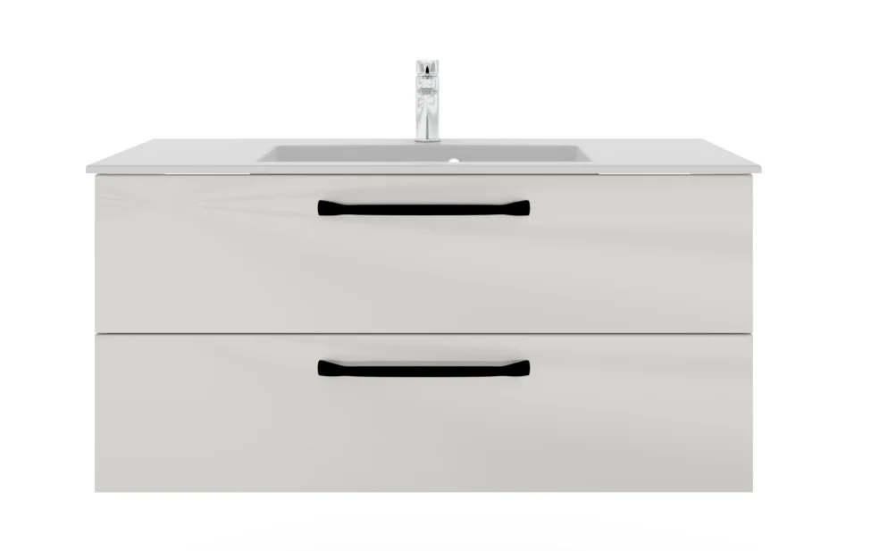 Pelipal TrenTino Badmöbel Set 107 cm breit - Spiegel wählbar - Ansicht 8