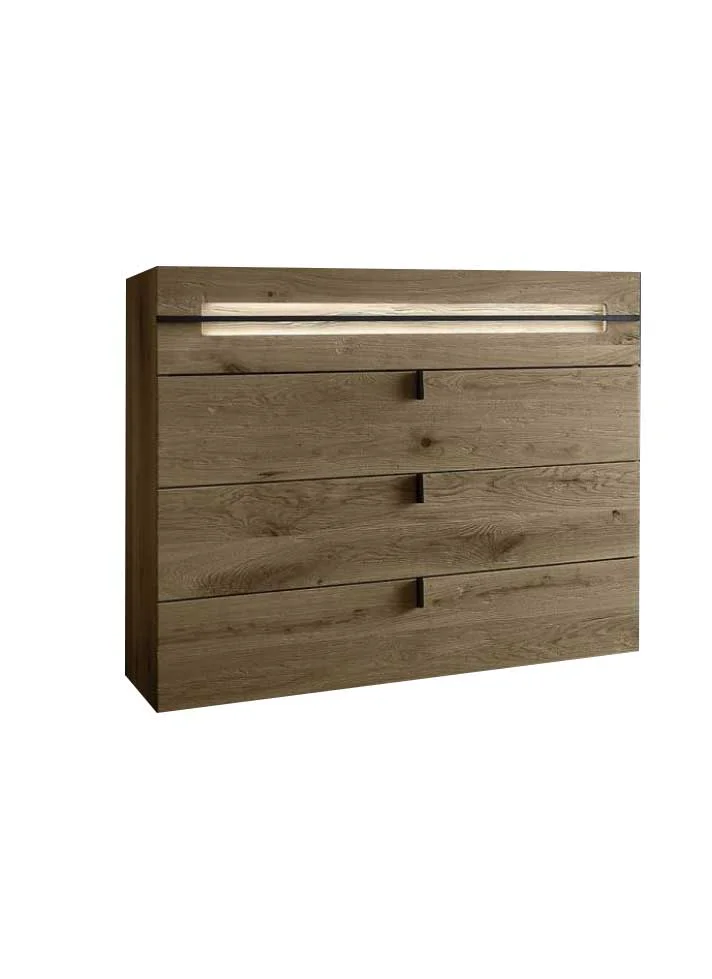 Thielemeyer Cubo Kommode mit Designleiste / 99 cm