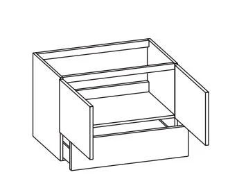 Pelipal Quickset 943 - Waschtischset 75 cm breit / Keramik, Glas oder Mineralmarmor - Ansicht 5