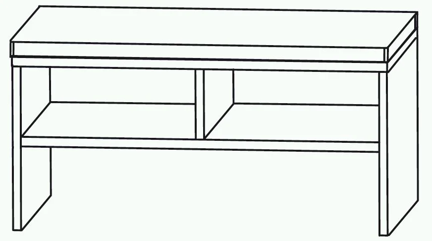 Puris Cool Line Sitzbank 90 cm SETBANK9 - Ansicht 2