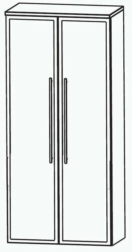 Puris Swing Glastür-Mittelschrank 60 cm MNA816B7 - Ansicht 2