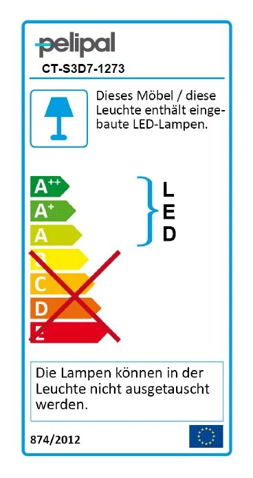 Pelipal Contea Spiegelschrank 128 cm CT-S3D7-1273-16 / CT-S3D8-1273-16 - Ansicht 5