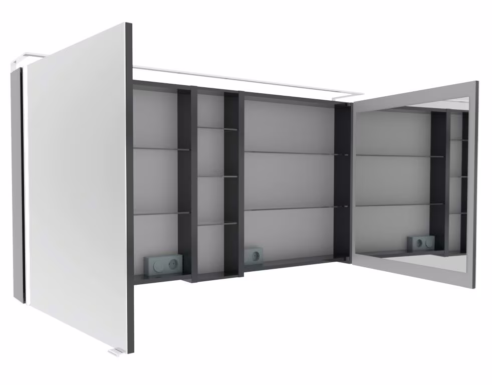 Marlin Bad 3250 Bad-Spiegelschrank 140 cm breit SADR14 - Ansicht 2