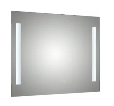 2x Flächenspiegel 20 III - 980.839020, Funktionsflächenspiegel  inkl. Touchsensor und 2 LED Streifen Vertikal - 70x90x3 cm