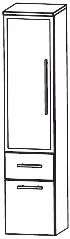 Puris Crescendo Mittelschrank 30 cm MNA883B7M - Ansicht 2