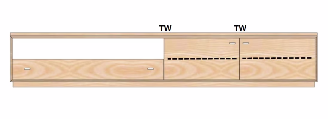Dudinger Alexandra TV-Lowboard AX 1492/1493 - Ansicht 2
