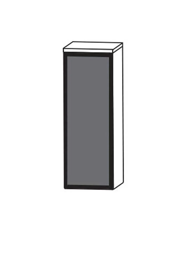 Puris Vialli Highboard 30 cm breit mit Rauchglas - HBA513R6 L/R - Ansicht 2