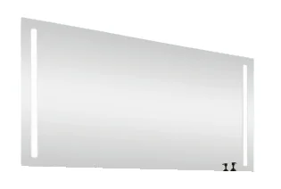 Puris Protection1 - Flächenspiegel 100 cm / seitlich oder waagerecht beleuchtet - Ansicht 5