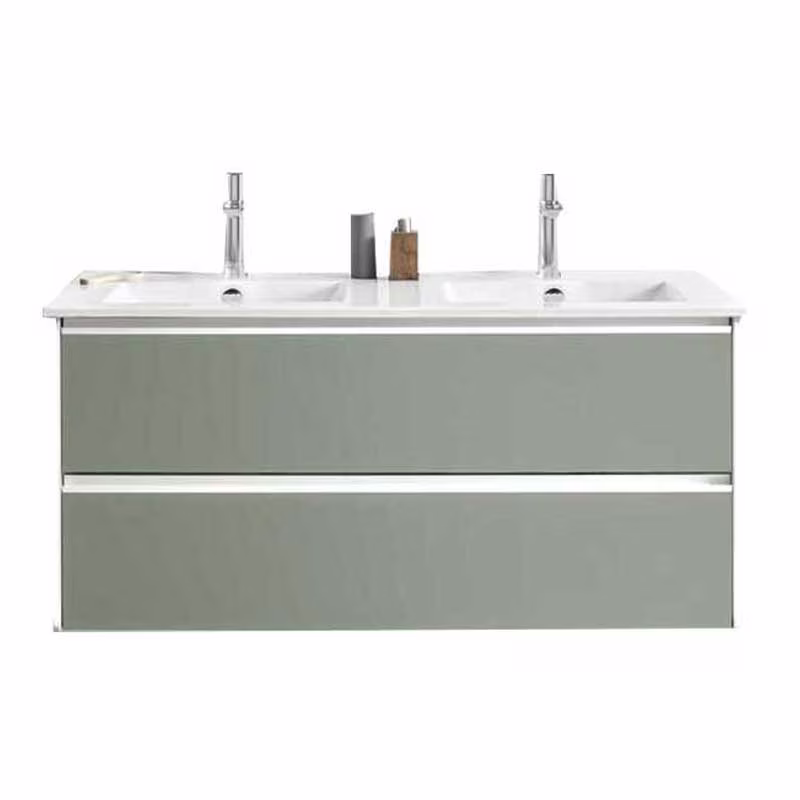 Pelipal 6040 Doppelwaschtisch-Set 121 cm - 2 Auszüge