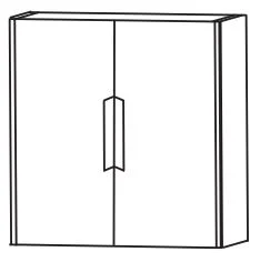 Puris d.light Oberschrank 62 cm OGA416A1G - Ansicht 2