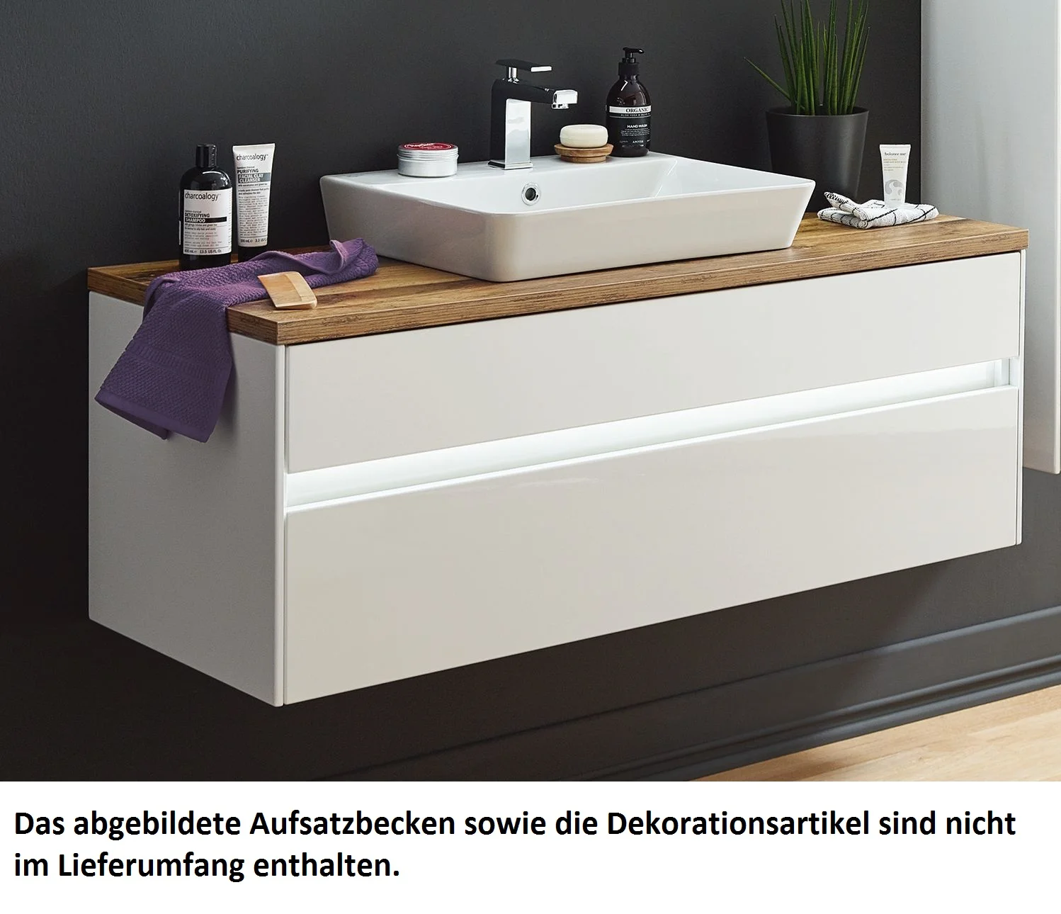 Puris Unique Waschtischunterschrank 122 cm - Ansicht 3