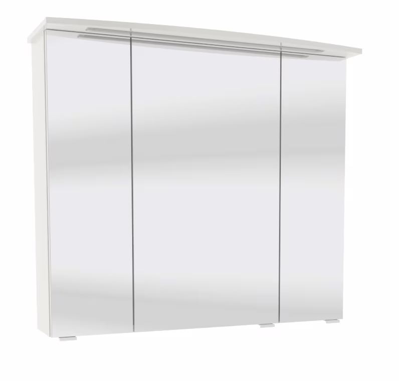 Pelipal 4010 Badmöbel Set inkl. Spiegelschrank mit Kranzbeleuchtung - 80 cm - Ansicht 6