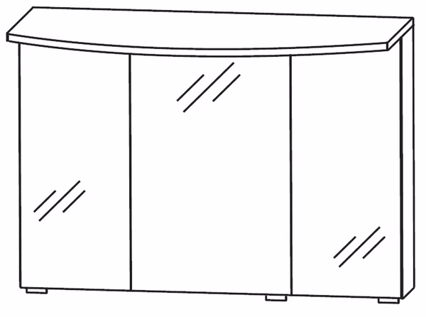 Spiegelschrank 90 cm S2A439S2