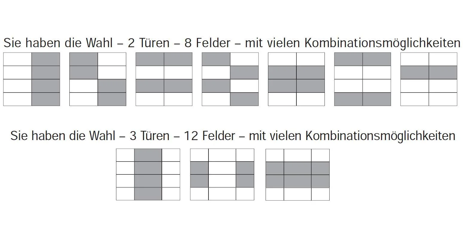 Rauch ORANGE Schwebetürenschrank Quadra Front Dekortür/Glastür - Ansicht 4