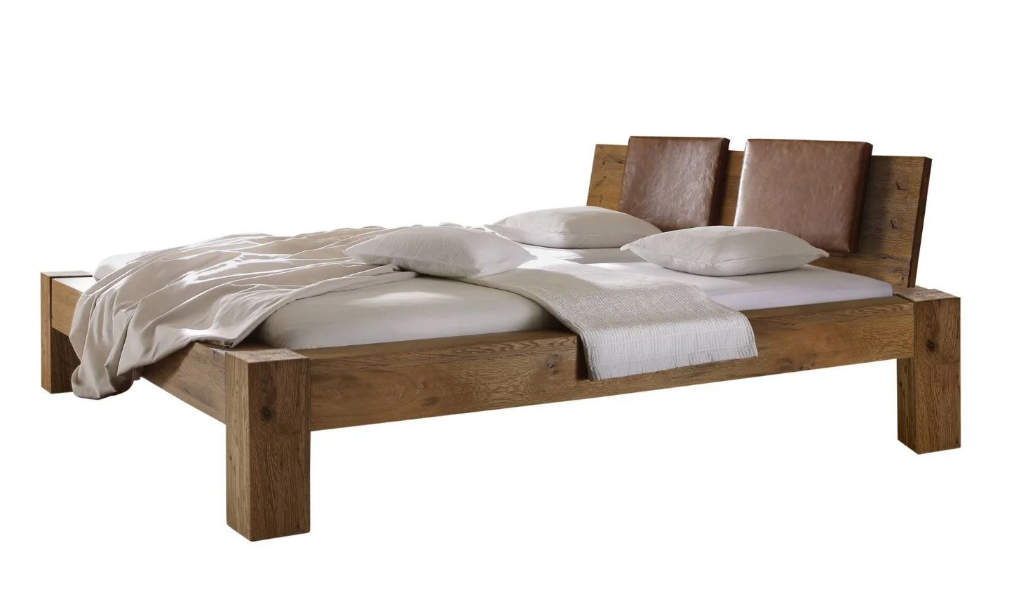 Hasena Oak-Wild Bormio 18 Bett - Sion Kopfteil inkl. Sano Kissen
