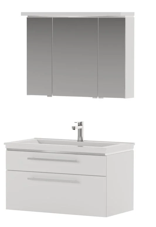 Puris Cool Line Waschtisch mit Unterschrank 92 cm - Keramik - Ansicht 2