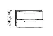 Pelipal 7005 Kombination 1 - Set 1.3 - 85 cm - Ansicht 5