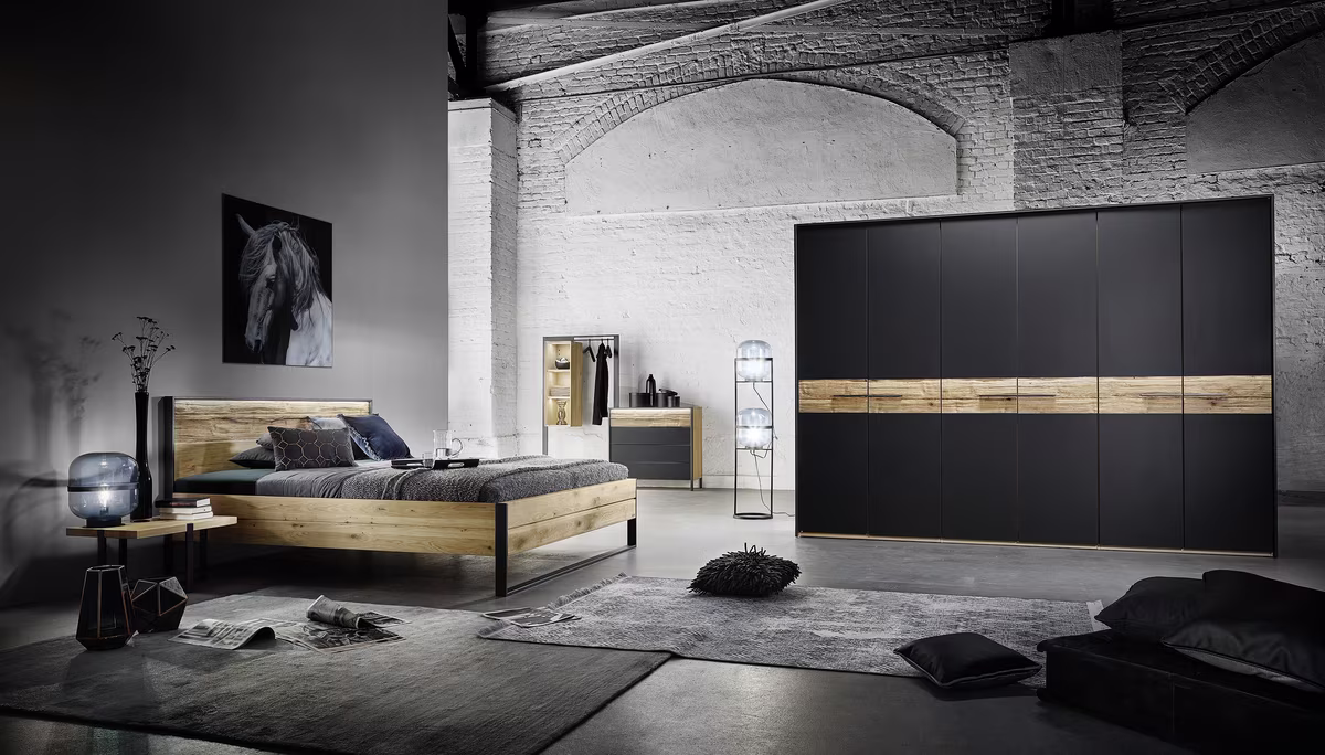 Thielemeyer Steel Drehtürenschrank / 6-türig mit 6 Colorglastüren