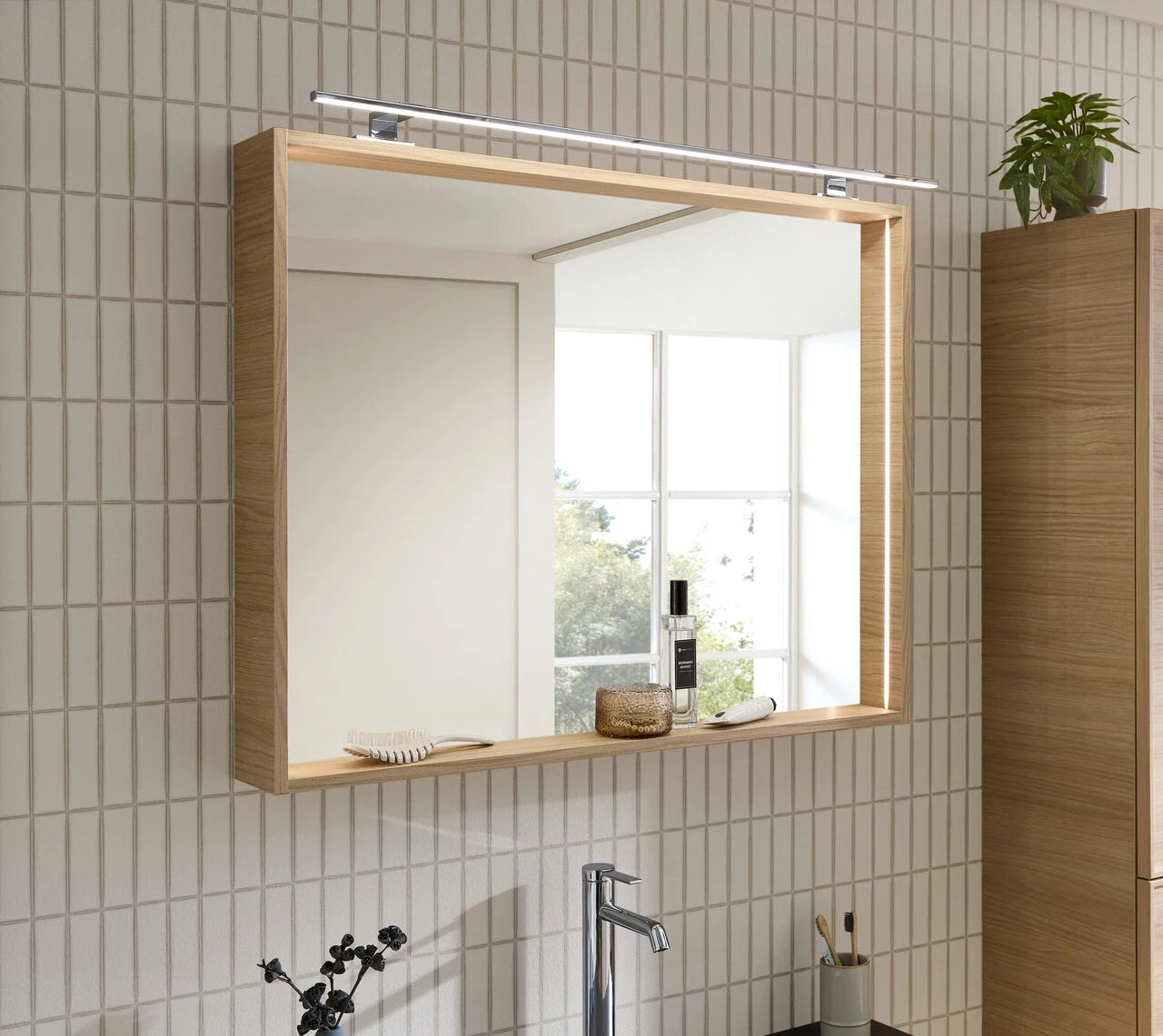 Pelipal 7300 Badmöbelset 80 cm - Aufsatzwaschtisch - Ansicht 12