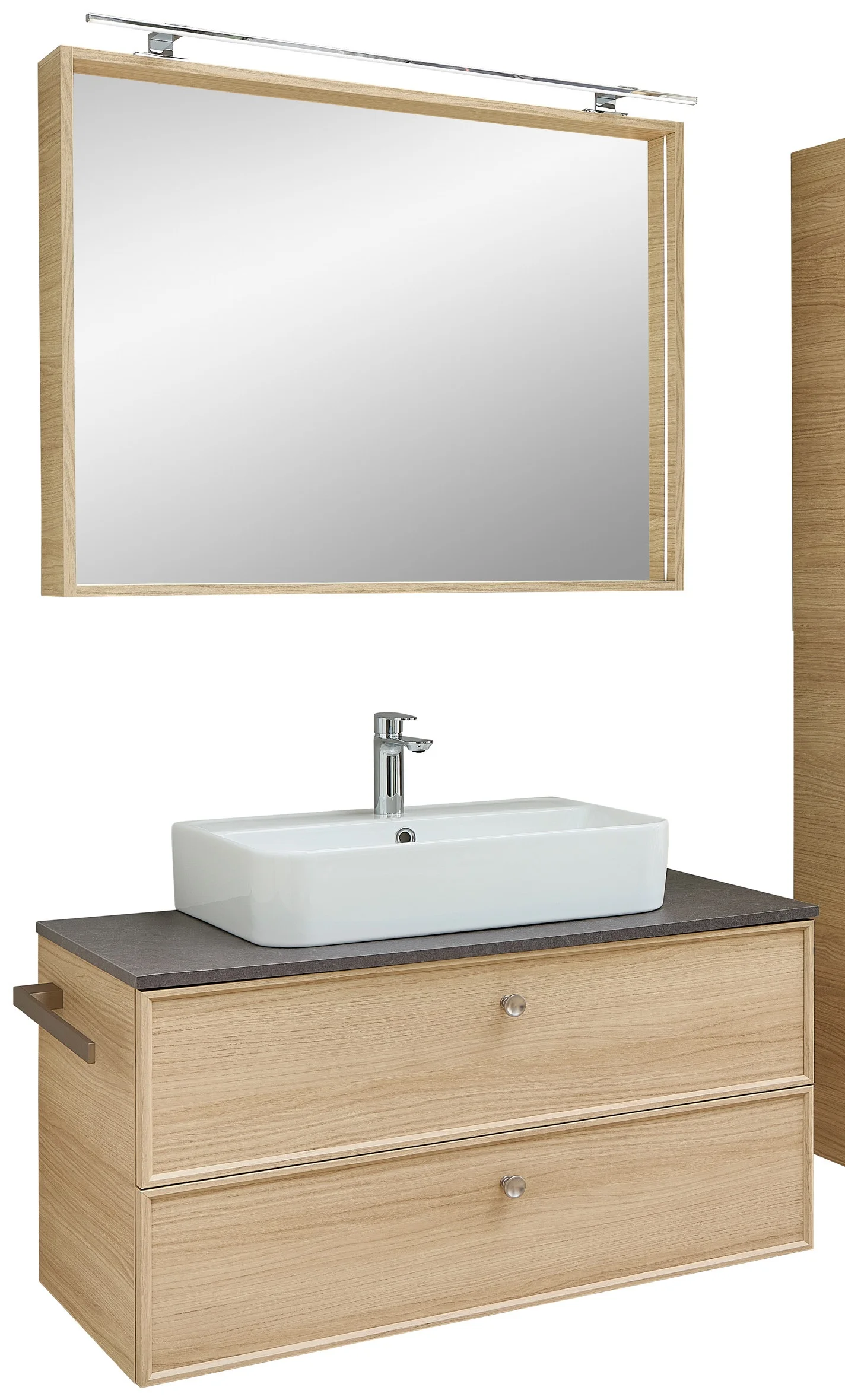 Pelipal 7300 Badmöbelset 80 cm - Aufsatzwaschtisch - Ansicht 5