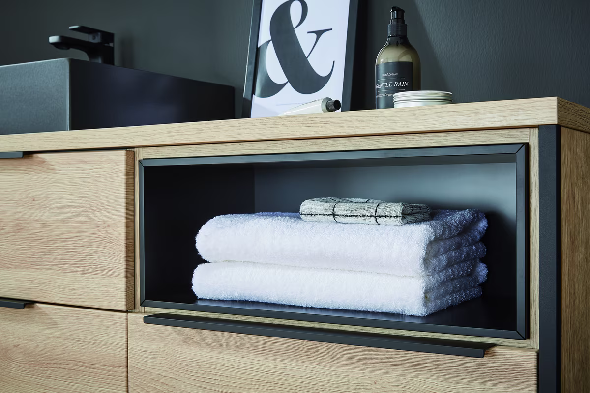 Puris Aspekt Waschtisch mit Unterschrank - 150 cm breit