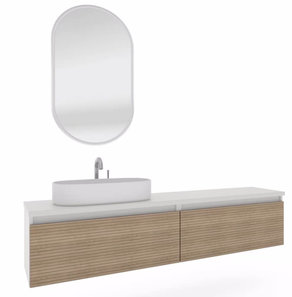 Puris Vialli Badmöbel Set - 200 cm - Ansicht 6