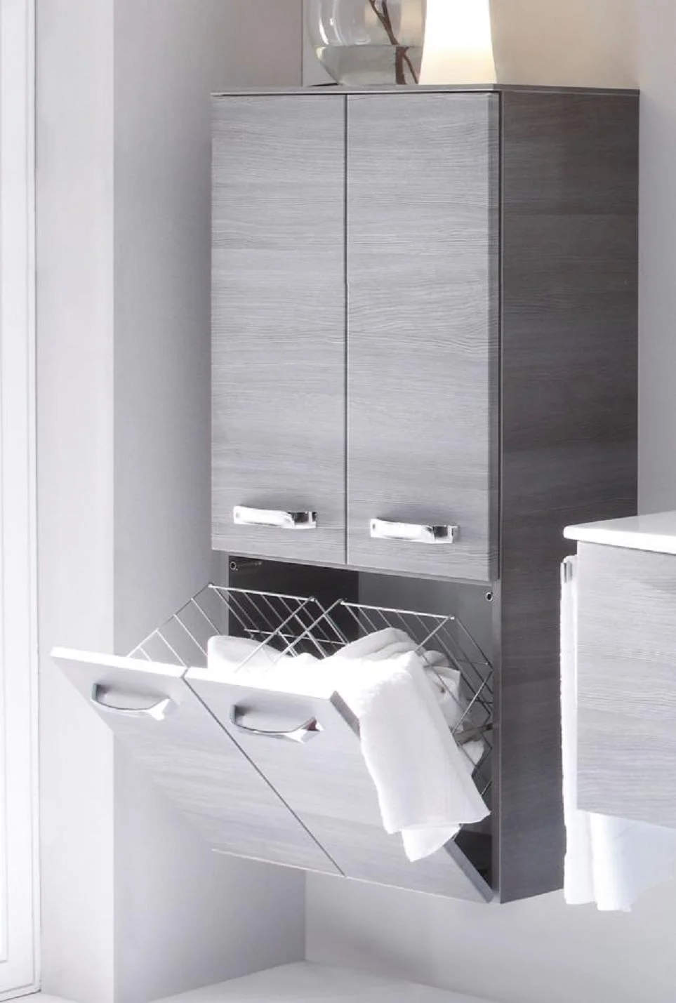 Pelipal 6025 Midischrank mit Wäschekippe 60 cm 6025-MSW 60-04 - Ansicht 2