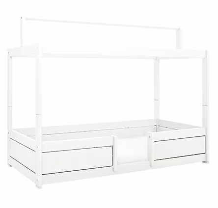 LIFETIME kidsrooms 4 in 1 Bett mit Dachkonstruktion inkl. Deluxe Lattenrost