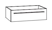WKHS7 Waschtischunterschrank mit 1 Schubkasten - Maße: 77x23,8x49,3 cm