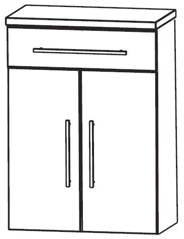 Puris Speed Highboard 60 cm HBA556A