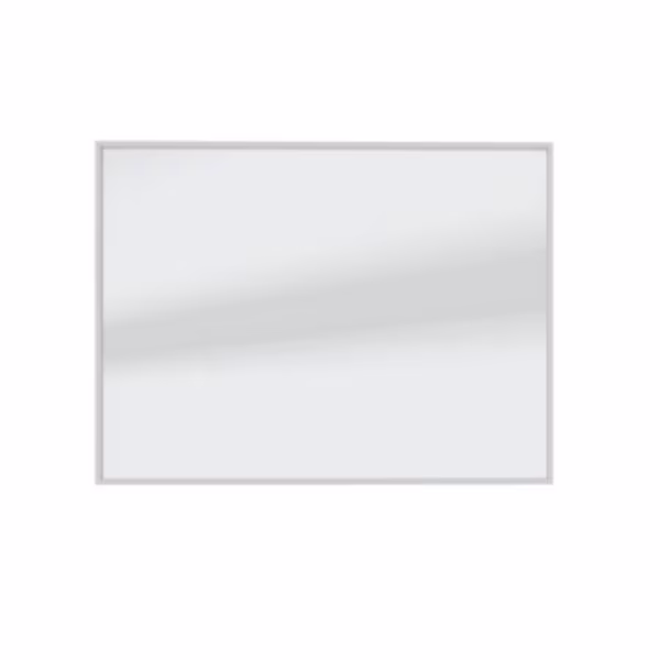 Flächenspiegel mit LED-Alurahmen in weiß matt 90 cm FSB459005, LED-Alurahmen umlaufende LED-Beleuchtung 37,2 Watt / Converter 60 Watt 3497 Lumen / 2700 - 6500 Kelvin mit Sensor für Emotion-Beleuchtung