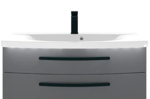 mit Unterschrank LED-Beleuchtung