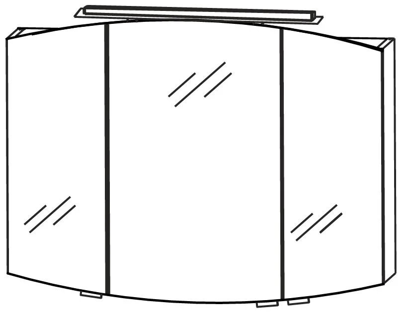 Puris Classic Line Spiegelschrank 90 cm S2A4390S9 - Ansicht 4