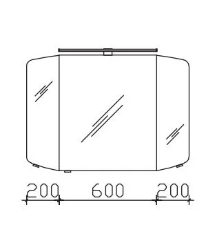 Pelipal Cassca Spiegelschrank 100 cm SEAE00310 - Ansicht 3