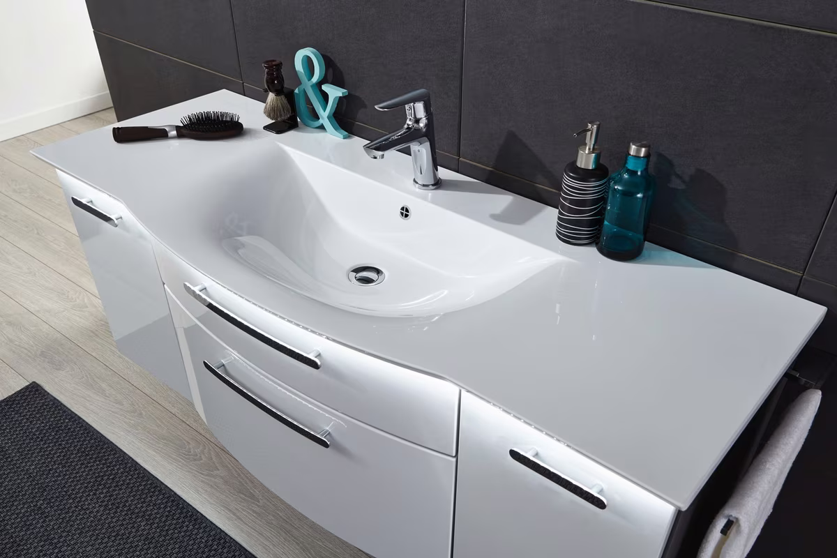 Puris Linea Badmöbel-Set, 130 cm - Ansicht 6