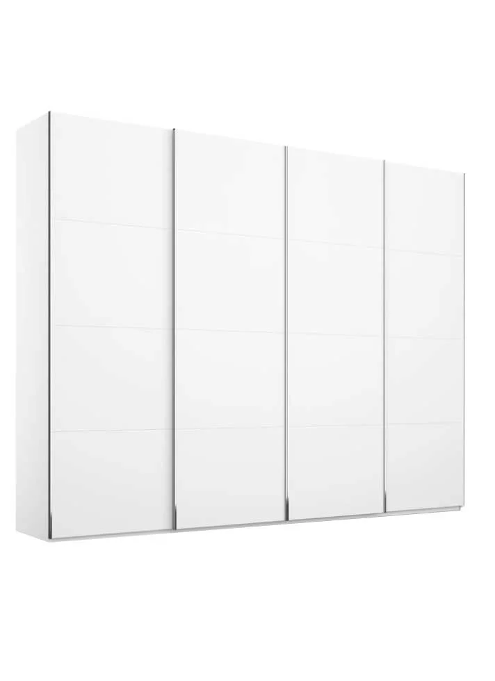 Rauch Orange Saligo - Synchron-Schwebetürenschrank mit Glas Weiß 5S2T