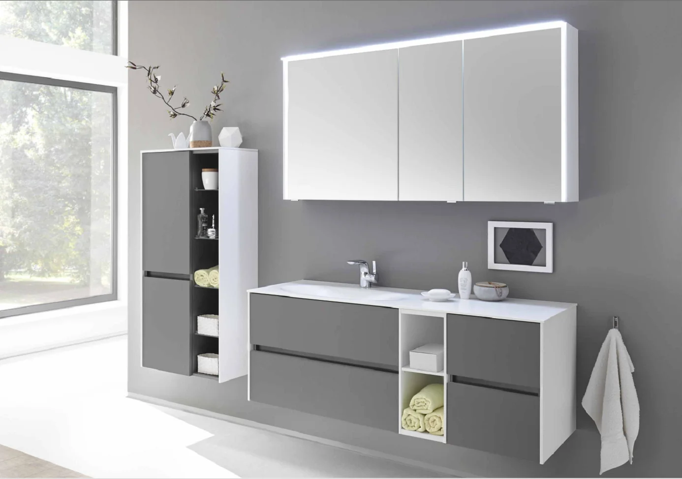 Pelipal 6010 Spiegelschrank 134 cm 6010-SPS 04 - Ansicht 6
