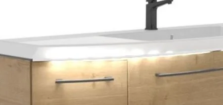 mit LED Waschtisch-Beleuchtung