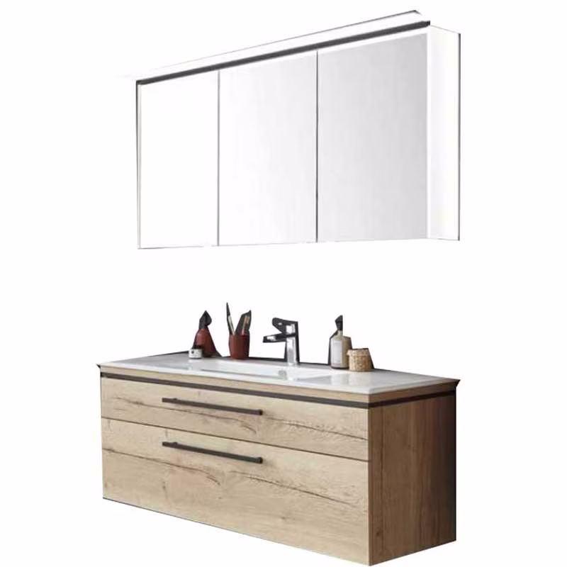 Puris Cool Line Badmöbelset 120 cm - mit Spiegelschrank Serie C