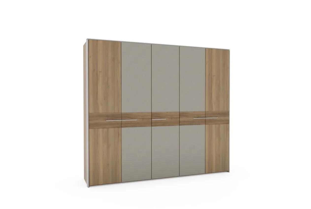 Thielemeyer Steel Drehtürenschrank / 5-türig mit 3 Colorglastüren