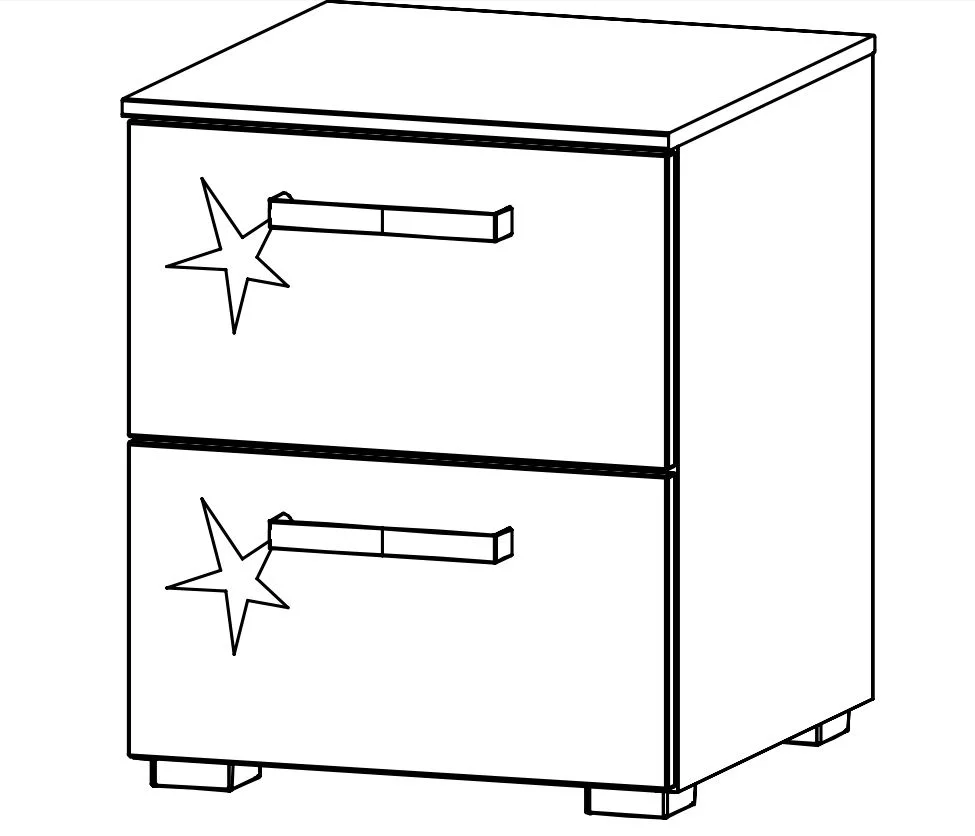 Rauch Select Mavi Extra / Nachttisch - verschiedene Varianten - Ansicht 5