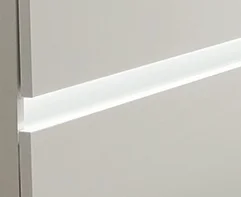 mit LED-Beleuchtung (beleuchtetes Griffprofil inkl. Bewegungssensor)