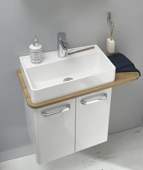 Pelipal 6905 Waschtisch-Set 50 / 71 cm - Ausführung links mit Verbundplatte - Ansicht 2