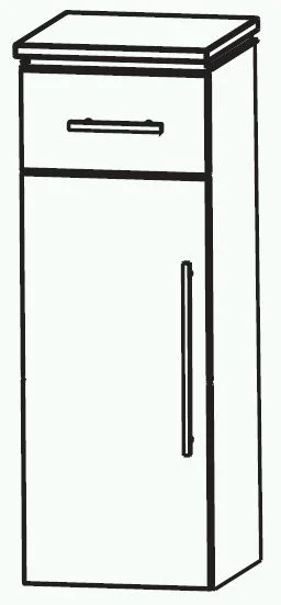 Puris Cool Line Highboard 40 cm HBA554A5M - Ansicht 2